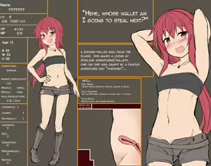 Punishment for a Cheeky Thief-chan! — hentai manga cover on Fhentai