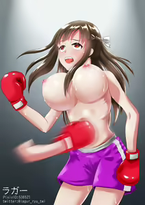 Page 19 of Kagayake!! Oppai Boxing Bu - preview thumbnail