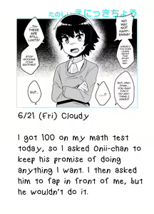 Page 7 of Onii-chan Choukyou Nikki - preview thumbnail