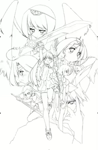 Page 2 of The Art of the Night Wizard - Mahou Taisen Gashuu - preview thumbnail