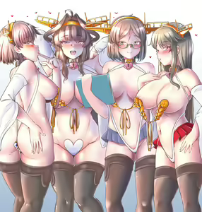 Page 12 of スケベ金剛型四姉妹 - preview thumbnail