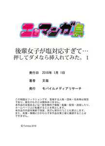 Page 30 of Kouhai Joshi ga Shiotaiou sugite… Oshite Damenara Sounyuu rete mita. Ch.1-6 - preview thumbnail