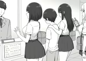 Page 10 of Joshi Kōsei Rich Thots | الفتيات المنحرفات والولد الصغير - preview thumbnail
