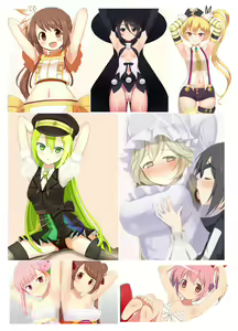 Page 34 of MagiReco Illust Bon - preview thumbnail
