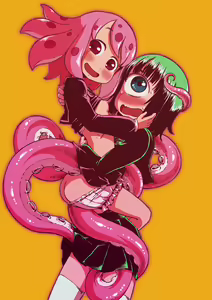 Page 26 of Tako Musume to Tangan Musume ga XX Suru Dake. - preview thumbnail
