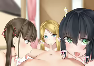 Page 134 of Kawaii Otokonoko ga Onee-san 3-nin to Harem SEX - preview thumbnail