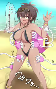 Page 6 of Kusuguri Robokan  Manatsu no Hiyake Girl Hen - preview thumbnail