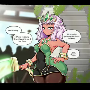 Page 24 of Qiyana sneak into Piltover #1 | 키아나 필트오버 잠입 조사 #1 - preview thumbnail