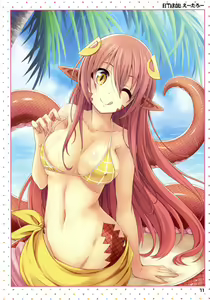 Page 11 of Monster Musume no Iru Nichijou -Everyday Life with Monster Girls- ANOTHER CREATOR VISUAL FAN BOOK - preview thumbnail