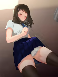 Page 3 of Futanari running to the toilet - preview thumbnail
