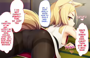 Page 318 of Itazura Loli Kitsune Okitsune-sama no Ero Chouhatsu ga Sugosugite Ore wa Mou Gaman Dekinai! | The Naughty Loli Kitsune-sama's lewd teasing is irresistible! - preview thumbnail
