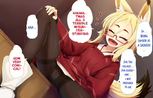 Page 7 of Itazura Loli Kitsune Okitsune-sama no Ero Chouhatsu ga Sugosugite Ore wa Mou Gaman Dekinai! | The Naughty Loli Kitsune-sama's lewd teasing is irresistible! - preview thumbnail