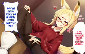 Page 81 of Itazura Loli Kitsune Okitsune-sama no Ero Chouhatsu ga Sugosugite Ore wa Mou Gaman Dekinai! | The Naughty Loli Kitsune-sama's lewd teasing is irresistible! - preview thumbnail