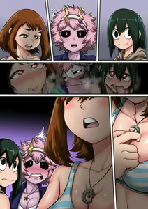 Page 155 of Boku no Harem Academia: 6-wa "Doubutsu-teki na Kanojo" | My Harem Academia 6: The (Frog) Girl with Animal Instincts - preview thumbnail
