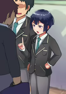 Page 233 of Otokonoko to xx No. 3 ~Kasshoku Inbi na Doukyuusei vs Seijitsu Karin na Seitokaichou~ - preview thumbnail