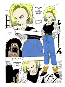 Page 5 of 18-gou to Mister Satan!! Seiteki Sentou! | Android N18 and Mr. Satan!! Sexual Intercourse Between Fighters! (decensored) - preview thumbnail