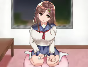 Page 44 of Kyonyuu JK-tachi to Renai Shitari H Shitari Shite Koukou Seikatsu o Okuru Game - preview thumbnail