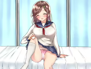 Page 8 of Kyonyuu JK-tachi to Renai Shitari H Shitari Shite Koukou Seikatsu o Okuru Game - preview thumbnail