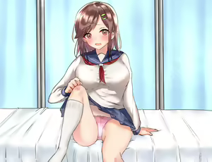 Page 10 of Kyonyuu JK-tachi to Renai Shitari H Shitari Shite Koukou Seikatsu o Okuru Game - preview thumbnail