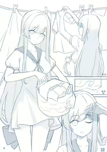 Page 24 of 幼妻白雪和夏夜的棉被 - preview thumbnail