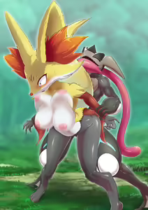 Page 121 of Evil Greninja x Delphox: The Fallen Flame Witch - preview thumbnail
