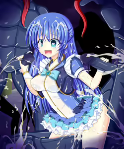 Page 64 of "Mahou Shoujo no Shukumei" Sapphire Souls - preview thumbnail