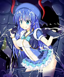 Page 10 of "Mahou Shoujo no Shukumei" Sapphire Souls - preview thumbnail