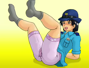 Page 91 of PWR-EX Fujin Keikan Rape Illust Shuu Bangaihen - preview thumbnail