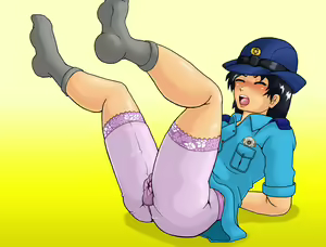 Page 92 of PWR-EX Fujin Keikan Rape Illust Shuu Bangaihen - preview thumbnail