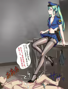 Page 3 of 多服装状态差分 MIKU女警电器按摩和高跟鞋踩马眼尿道责拷问 - preview thumbnail