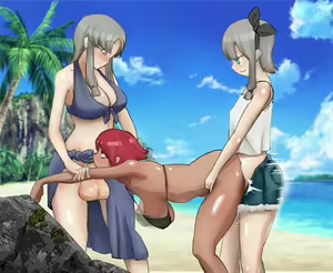 Page 82 of FUTA x FUTA Kogara na Futanari ga Yarichin Futanari Shimai ni Yararechau Hanash - preview thumbnail
