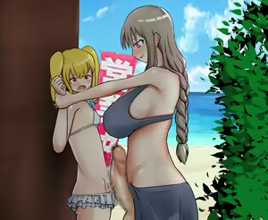 Page 94 of FUTA x FUTA Kogara na Futanari ga Yarichin Futanari Shimai ni Yararechau Hanash - preview thumbnail