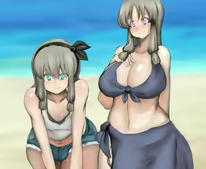 Page 67 of FUTA x FUTA Kasshoku Bakune Futanari ga Yarichin Futanari Shimai ni Yararechau Hanashi - preview thumbnail