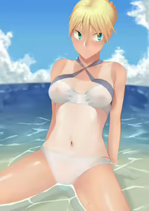 Page 8 of Swimsuit Saber - preview thumbnail