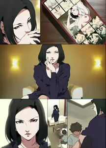 Page 44 of Kittsui Seikaku no Kyouiku Mama ga, Jukenki Nomi Kurayami no Naka Nomi to Iu Jouken de Musuko no Sex Dairizuma o Tsutomeru Hanashi. - preview thumbnail