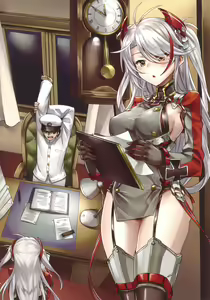 Page 3 of Hishokan Prinz Eugen to Sugosu Seikatsu (decensored) - preview thumbnail