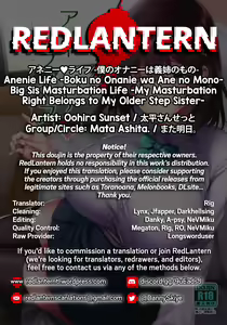 Page 40 of Anenie Life -Boku no Onanie wa Ane no Mono- | Big Sis Masturbation Life -My Masturbation Right Belongs to My Older Step Sister- - preview thumbnail