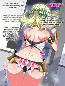 Page 2 of Nii-sama ni Naisho de Master to Ecchi na Koto o Suru Pollux-chan | Pollux is Doing Naughty Things with Master and Keeping it Secret from Her Brother - preview thumbnail
