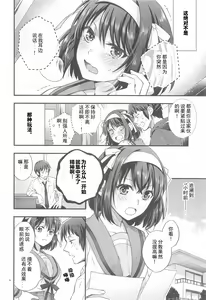 Page 7 of Haruhi wa Oazuke Sasete Mitai!! Enchousen - She wants him to exercise restraint!! - preview thumbnail