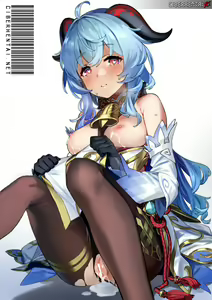Kanu-chan ni Amaeru o Manga | Fawning on Ganyu - hentai manga cover image