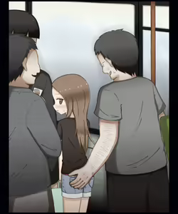 Page 7 of Kimoota ni Shuudan Chikan Sarechau Takagi-san no Hanashi - preview thumbnail