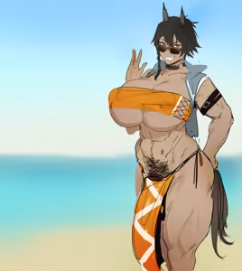 Page 12 of Nanaju. Rock. Mare-stallion + Kurogane Chichiushi + Elf Reiko - preview thumbnail