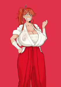 Page 4 of Bakunyuu Miko no Semen Paradise! - preview thumbnail
