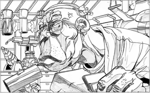 Page 127 of Funny Bee the space phantom thief - preview thumbnail