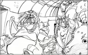 Page 39 of Funny Bee the space phantom thief - preview thumbnail