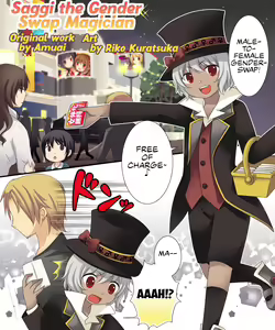 Nyotaika Sagi & Yuusha Shoukan | Saggi the Gender Swap Magician & Defiling the Summoned Hero! — hentai manga cover on Fhentai