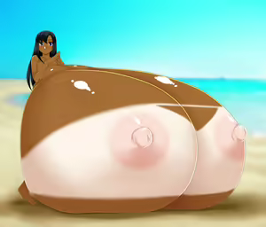 Page 115 of Long Black Haired Girl and Short Black Haired Girl Big Breasts Super Milk Mini CG Collection - preview thumbnail