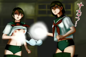 Page 52 of Mysterious Tan-Invisible Shadow of Abandoned School Building-Carnal Grudge Approaching Two Uniform Beautiful Girls - preview thumbnail