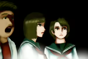 Page 86 of Mysterious Tan-Invisible Shadow of Abandoned School Building-Carnal Grudge Approaching Two Uniform Beautiful Girls - preview thumbnail
