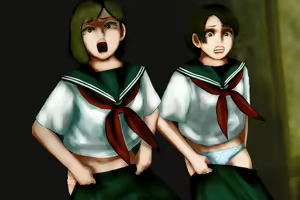Page 89 of Mysterious Tan-Invisible Shadow of Abandoned School Building-Carnal Grudge Approaching Two Uniform Beautiful Girls - preview thumbnail